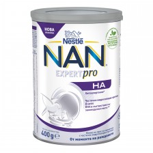 Мляко за кърмачета на прах Nestle Nan H.A., с хидролизиран протеин, опаковка 400g
